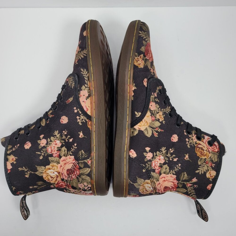 Dr. Martens Shoreditch Floral Women's Canvas Boots US Size 9 - Picture 6 of 9